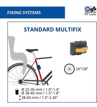 silla portabebés bici
