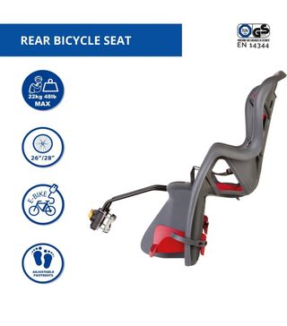 silla portabebés bici