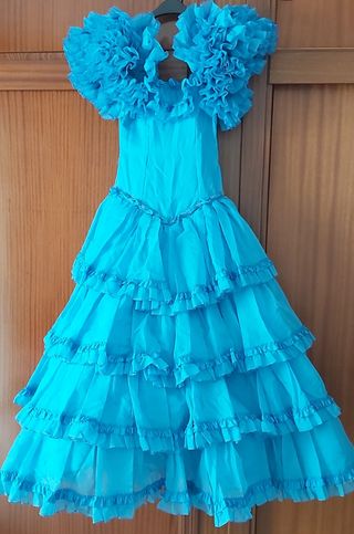 Traje flamenca ó faralaes