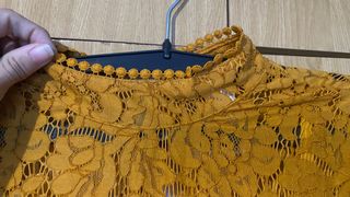 Vestido NUEVO encaje cuello cisne