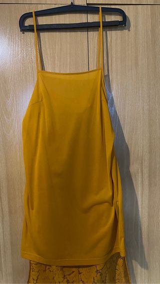 Vestido NUEVO encaje cuello cisne