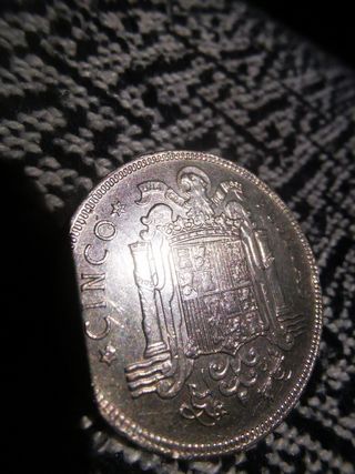 moneda de 1949, 5 pesetas 
