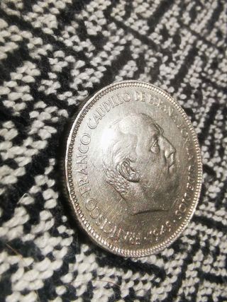 moneda de 1949, 5 pesetas 