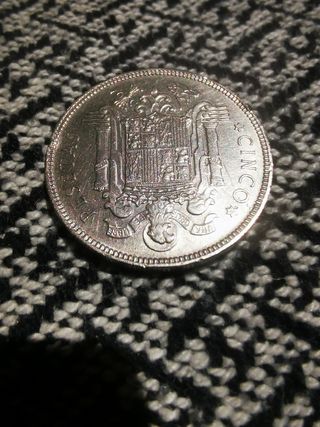 moneda de 1949, 5 pesetas 