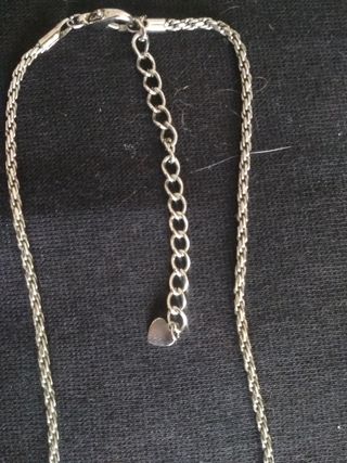Colgante acero y pedreria