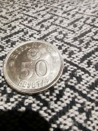 moneda 50 pesetas mundial