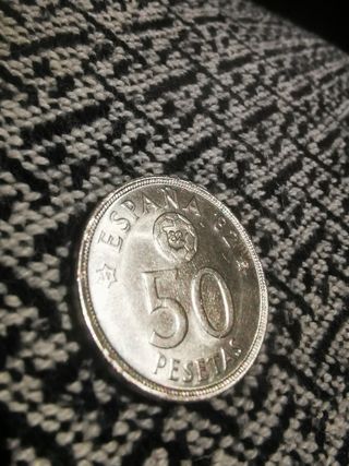moneda 50 pesetas mundial