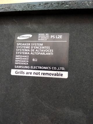 pareja altavoces samsung