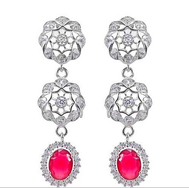 Pendientes largos PLATA