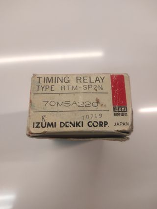 Temporizador IZUMI - Timing Relay