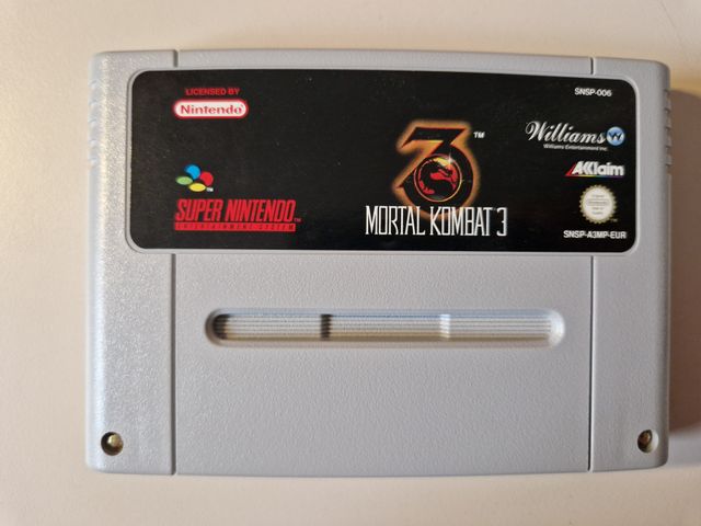 Mortal Kombat 3 Super Nintendo ¡¡Buen estado!!