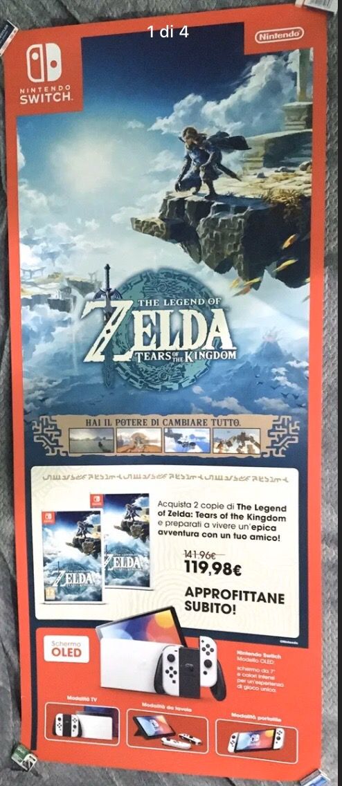 The legend of zelda tears of the kingdom poster