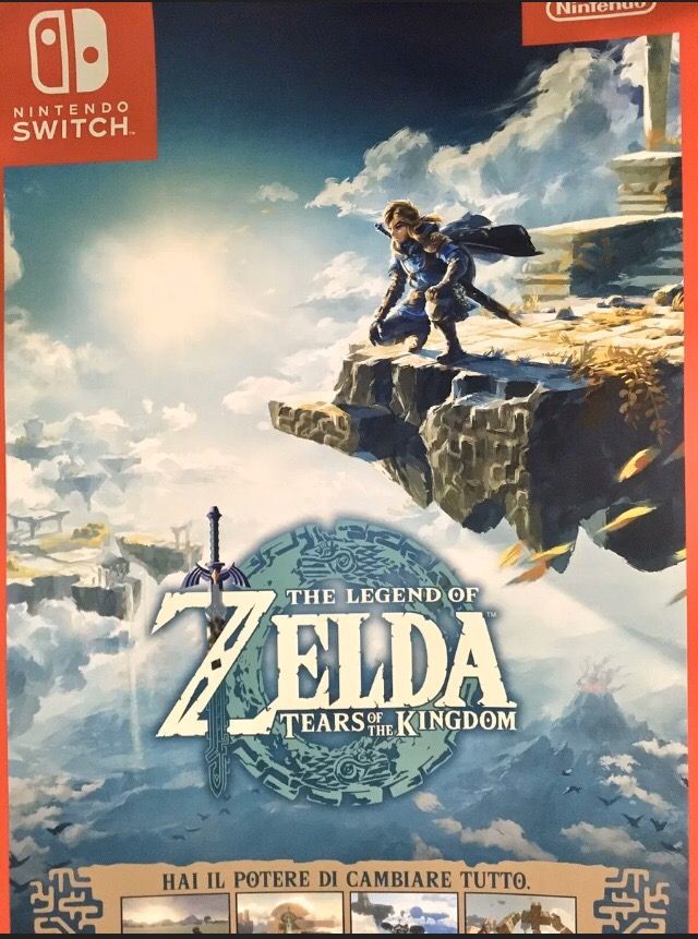 The legend of zelda tears of the kingdom poster