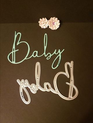 Troquel palabra Baby