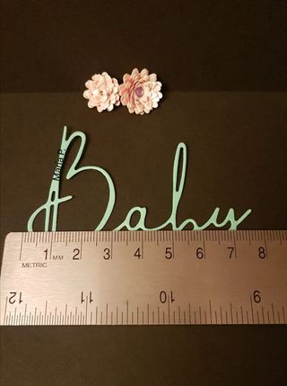 Troquel palabra Baby