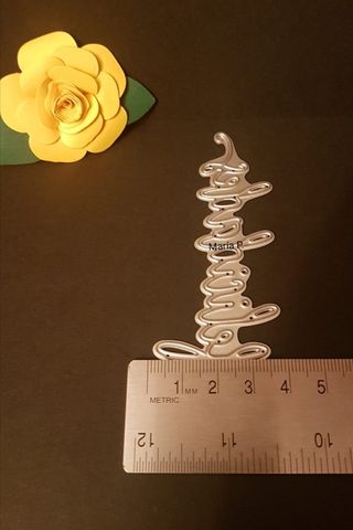 Troquel palabra Felicidades 