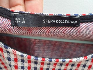 JERSEY CHICA SFERA TALLA S NUEVO BLANCO ROJO AZUL