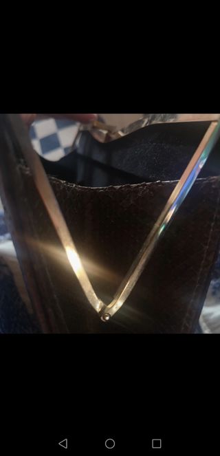 Borsa in pitone vintage Christian Dior 