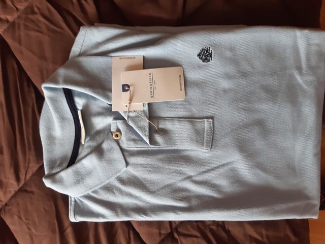 polo nuevo azul, springfield