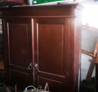 conjunto dormitorio completo madera macisa