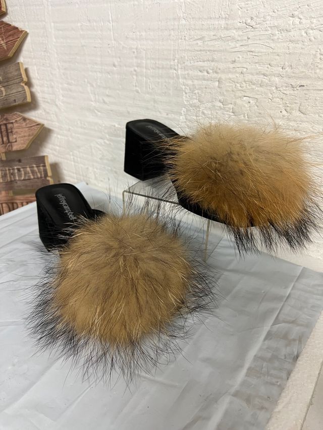 ZUECO JEFFREY CAMBELL ANTE Y PELO TALLA 38