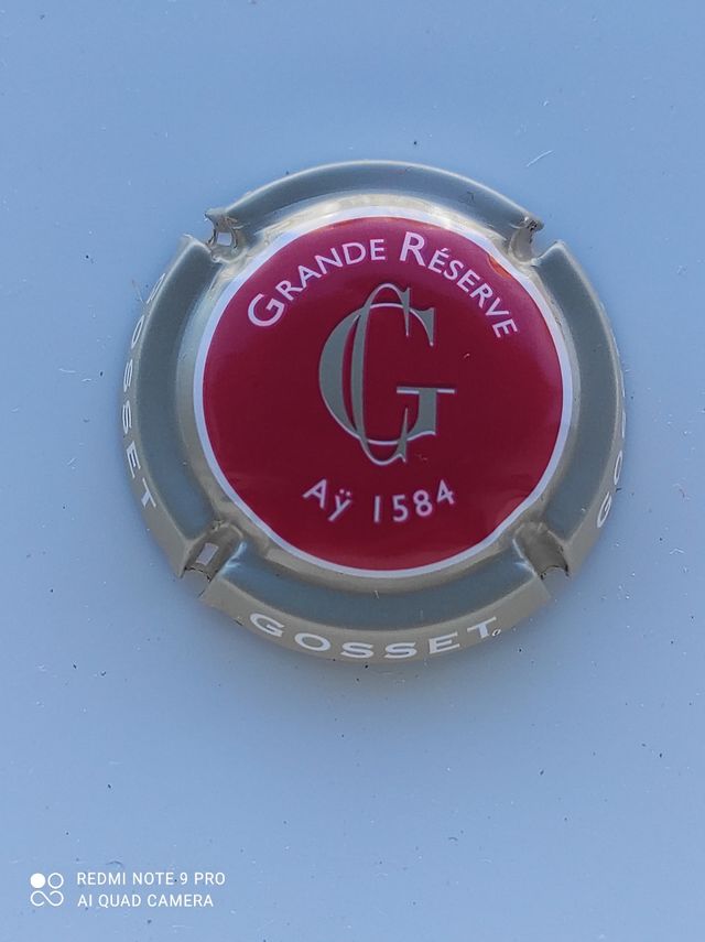 🍾 Chapa champán, Grande Reserve Gosset Ay 1584