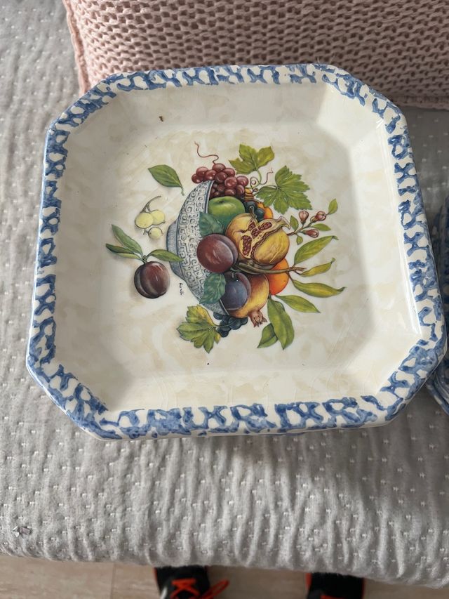 Juego de platos Italianos