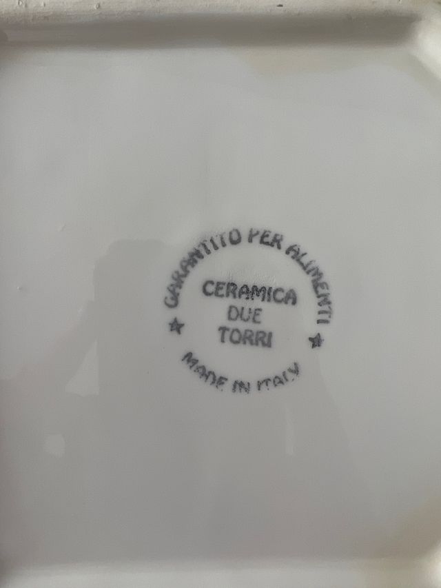 Juego de platos Italianos