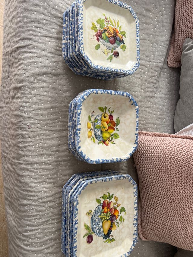 Juego de platos Italianos