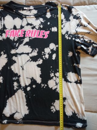Camiseta Fake Rules Pull&Bear M tie-dye