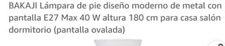 Lámpara de pie Ikea Bakaji