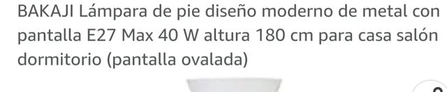 Lámpara de pie Ikea Bakaji