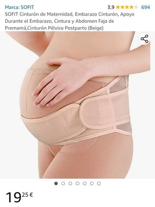 Cinturón faja embarazo