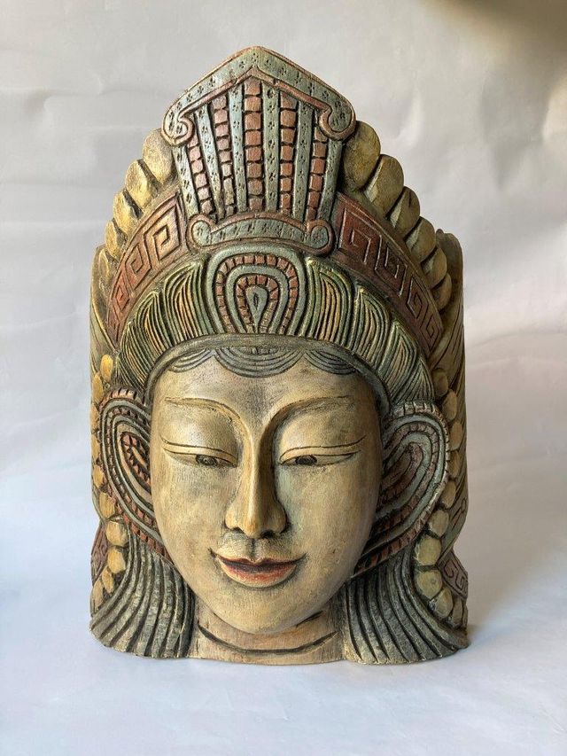 Máscara madera tallada Tailandia