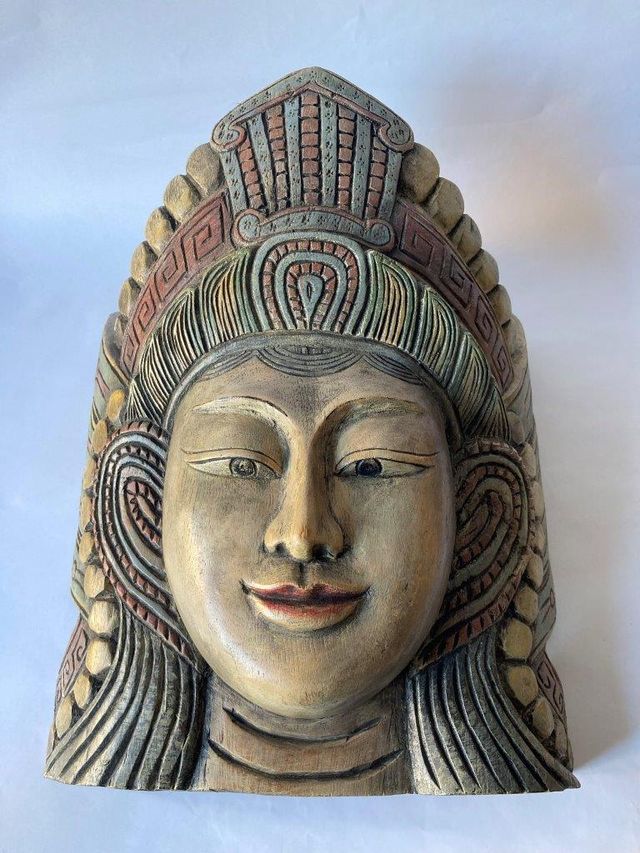 Máscara madera tallada Tailandia