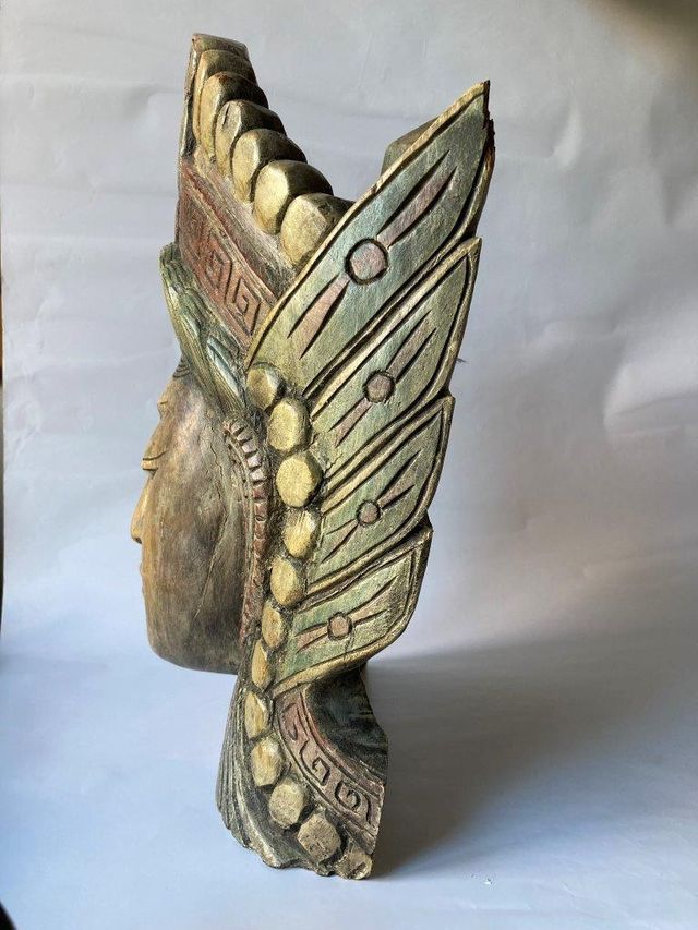 Máscara madera tallada Tailandia