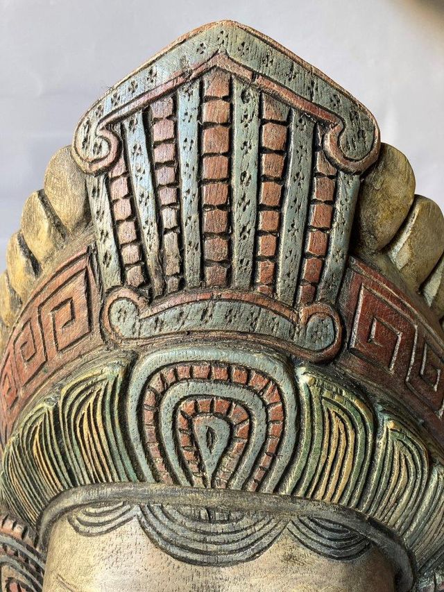 Máscara madera tallada Tailandia