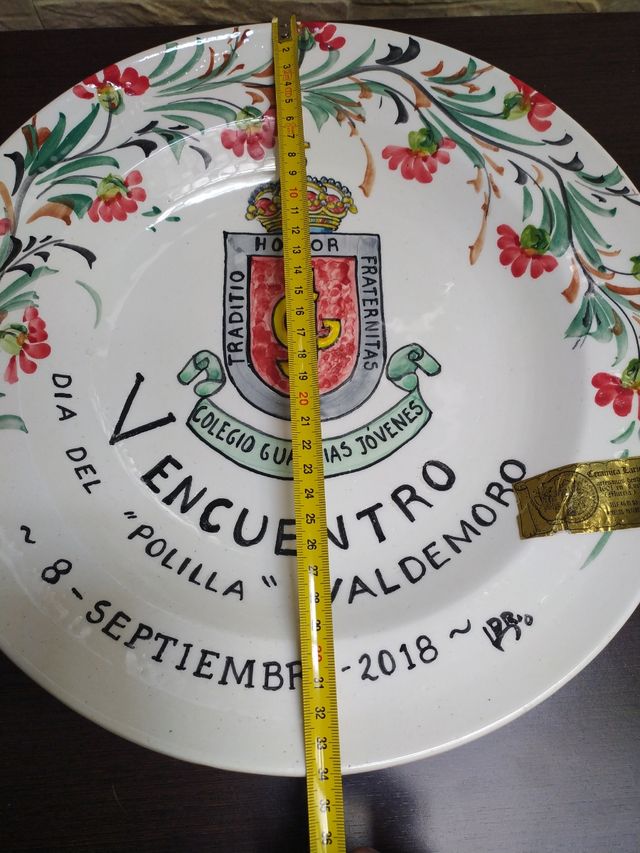 Prato escolar dos Guardas Juvenis