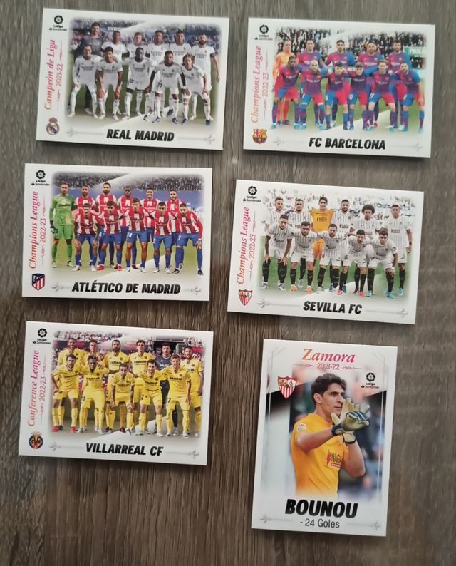 Cromos especiales Liga 22-23 Este Panini 