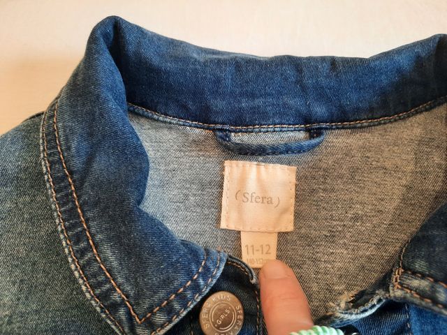 Cazadora vaqueta niña, t.11-12. SFERA