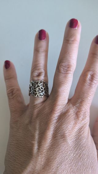 Anillo de plata Mil osos Tous