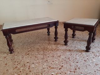 ✅ Mesitas de café vintage