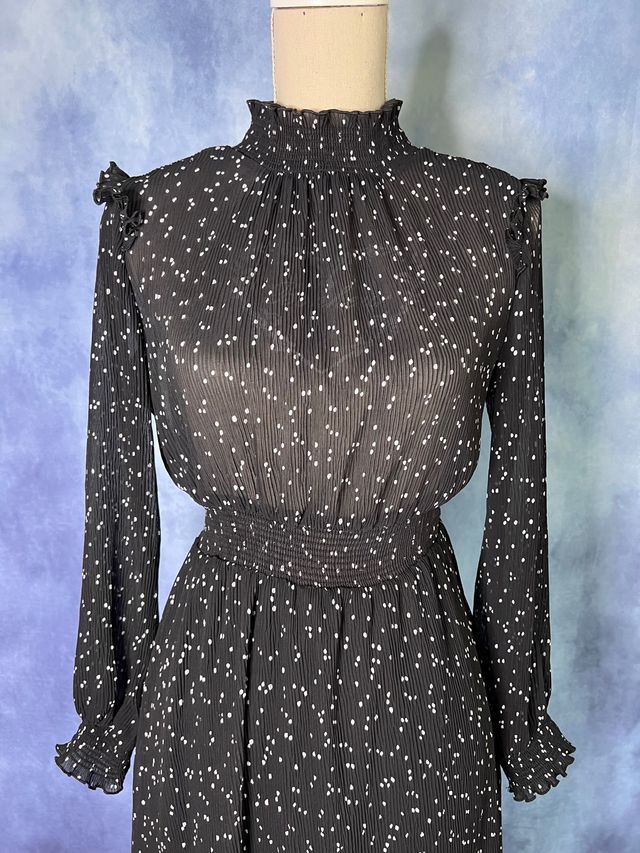 Vestido plisado Zara / Abito pallini plisettato