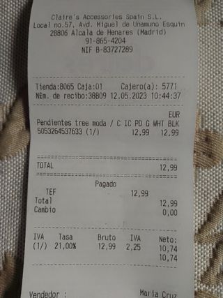 Pendientes de fiesta