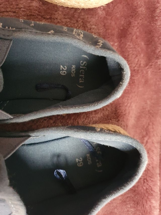 Lote de alpargatas talla 29