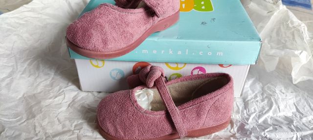 zapatitos rosa terciopelo