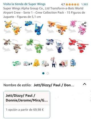 Superwing figuras transformables