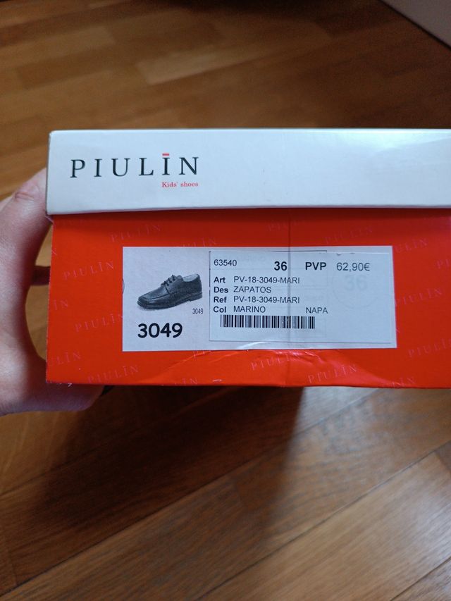 Zapato niño cordones