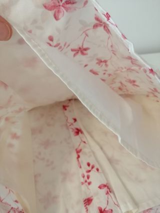 Vestido capota cubrepañal 1 año