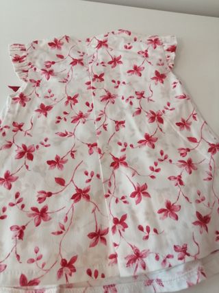 Vestido capota cubrepañal 1 año